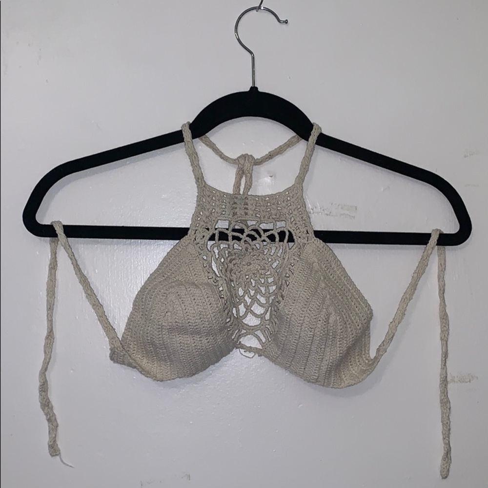 ‘one size’ crochet bralette